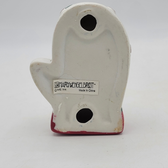 Mary Engelbreit Christmas Mitten Votive Candle Holders Set of 3 Hand Painted - Picture 8 of 16